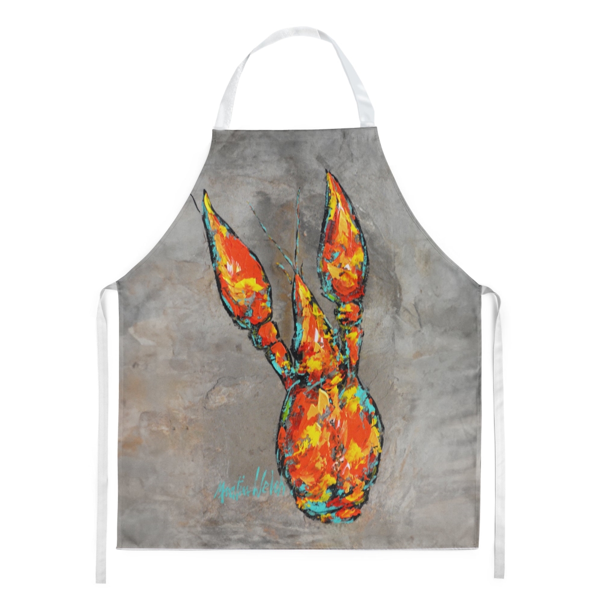 Picture of Carolines Treasures MW2042APRON 30 x 27 in. Crawfish From Arabi Apron