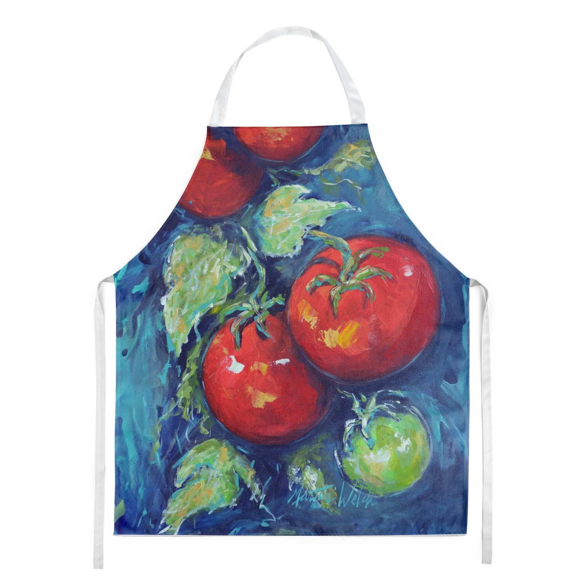 Picture of Carolines Treasures MW2043APRON 30 x 27 in. Creole Tomatoes Apron