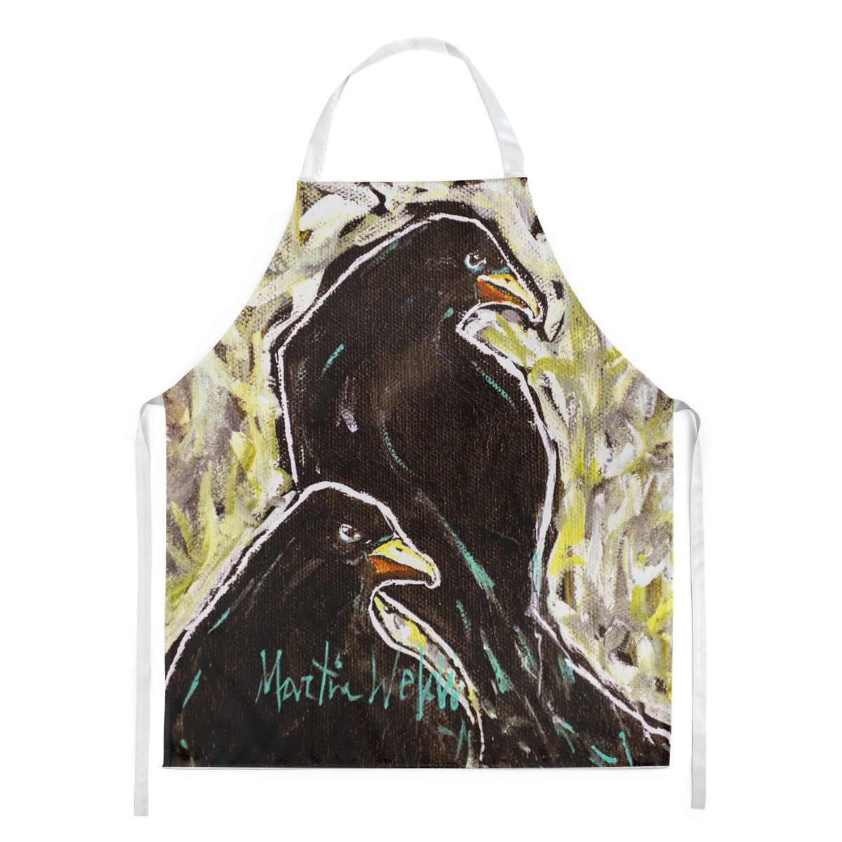 Picture of Carolines Treasures MW2045APRON 30 x 27 in. Crows Matt & Chester Apron