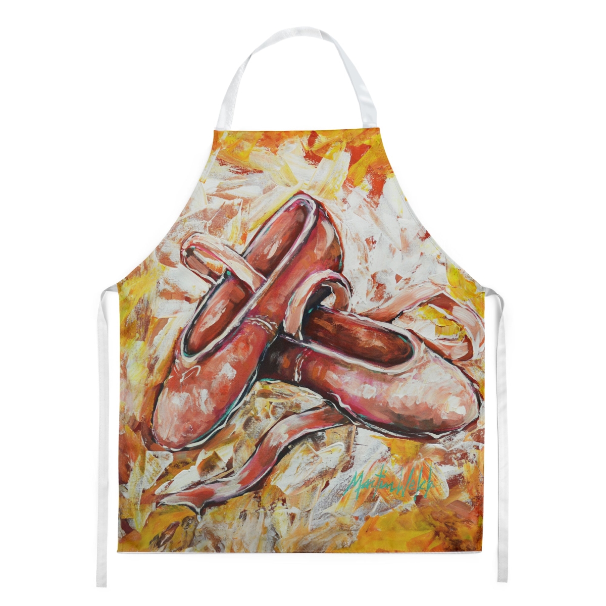 Picture of Carolines Treasures MW2059APRON 30 x 27 in. First Step Ballet Shoes Apron