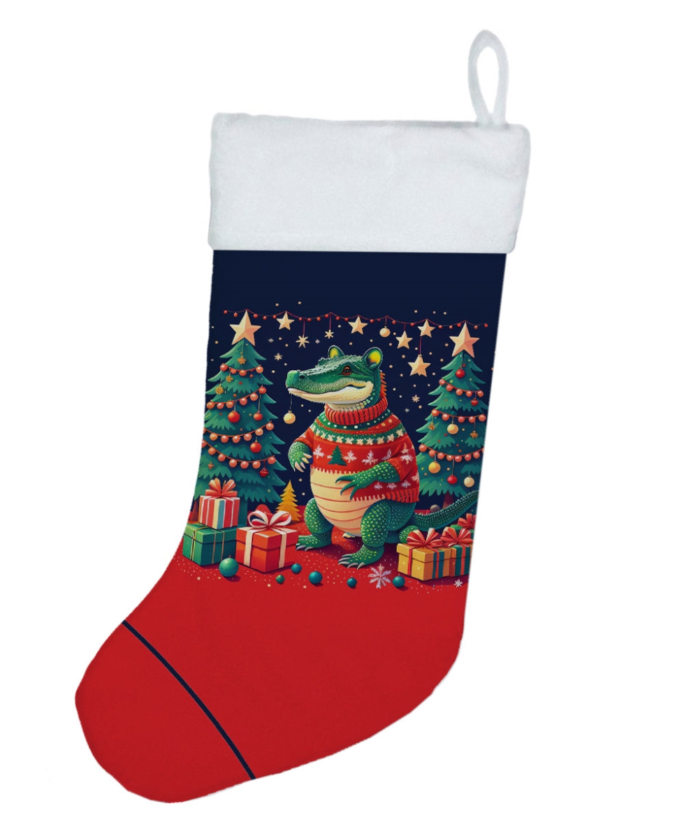 DAC1167CS 18 x 13.5 in. Alligator Christmas Stocking