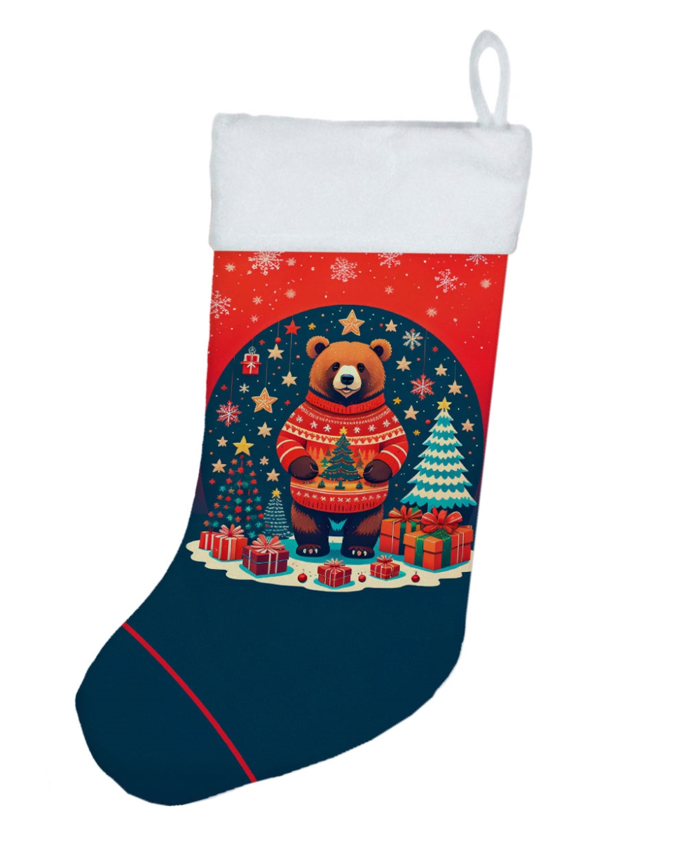 DAC1169CS 18 x 13.5 in. Bear Christmas Stocking