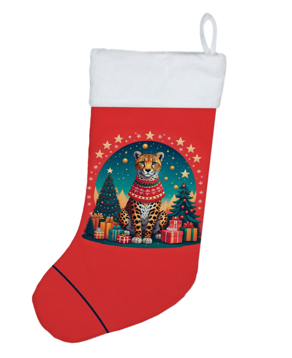 DAC1175CS 18 x 13.5 in. Cheetah Christmas Stocking
