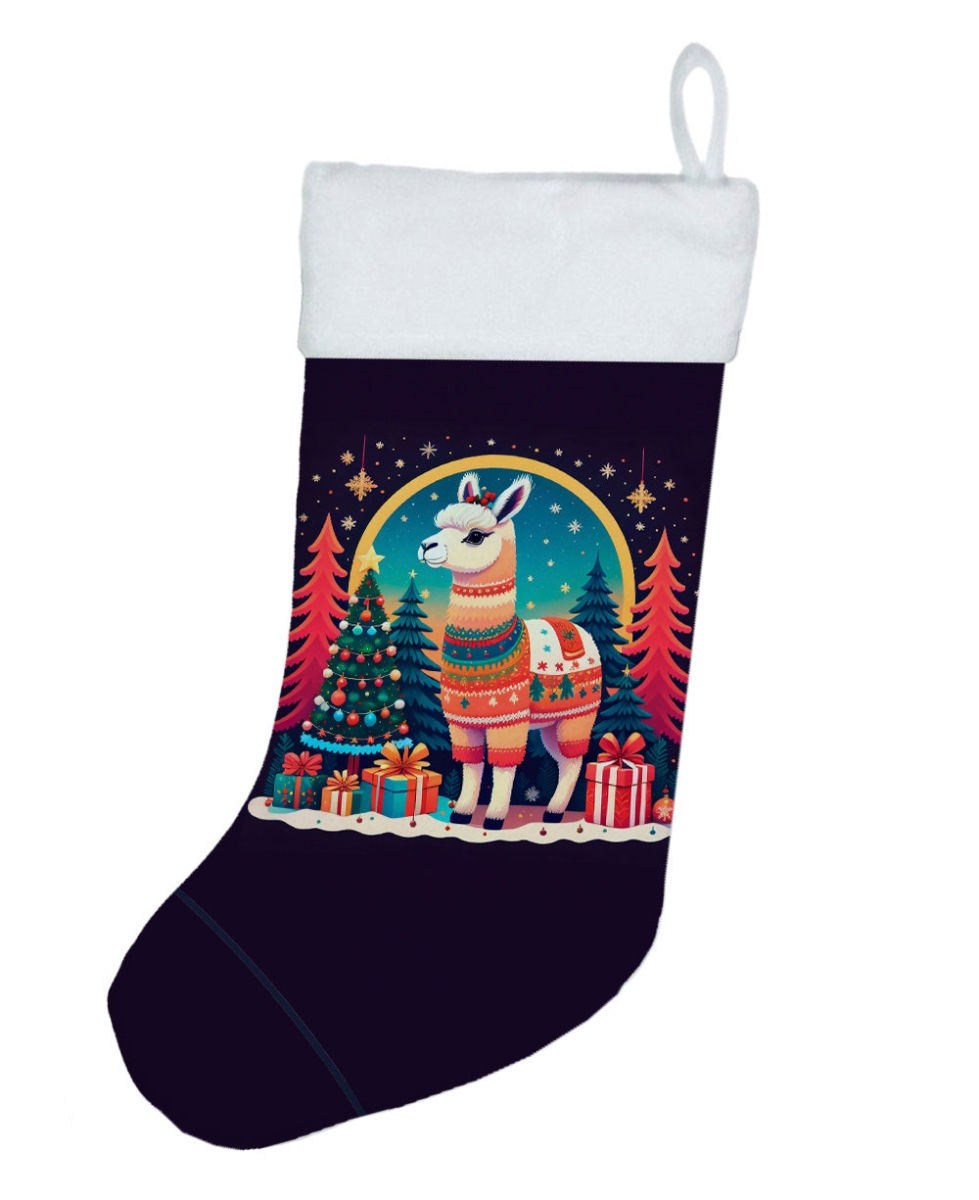 DAC1192CS 18 x 13.5 in. Llama Christmas Stocking