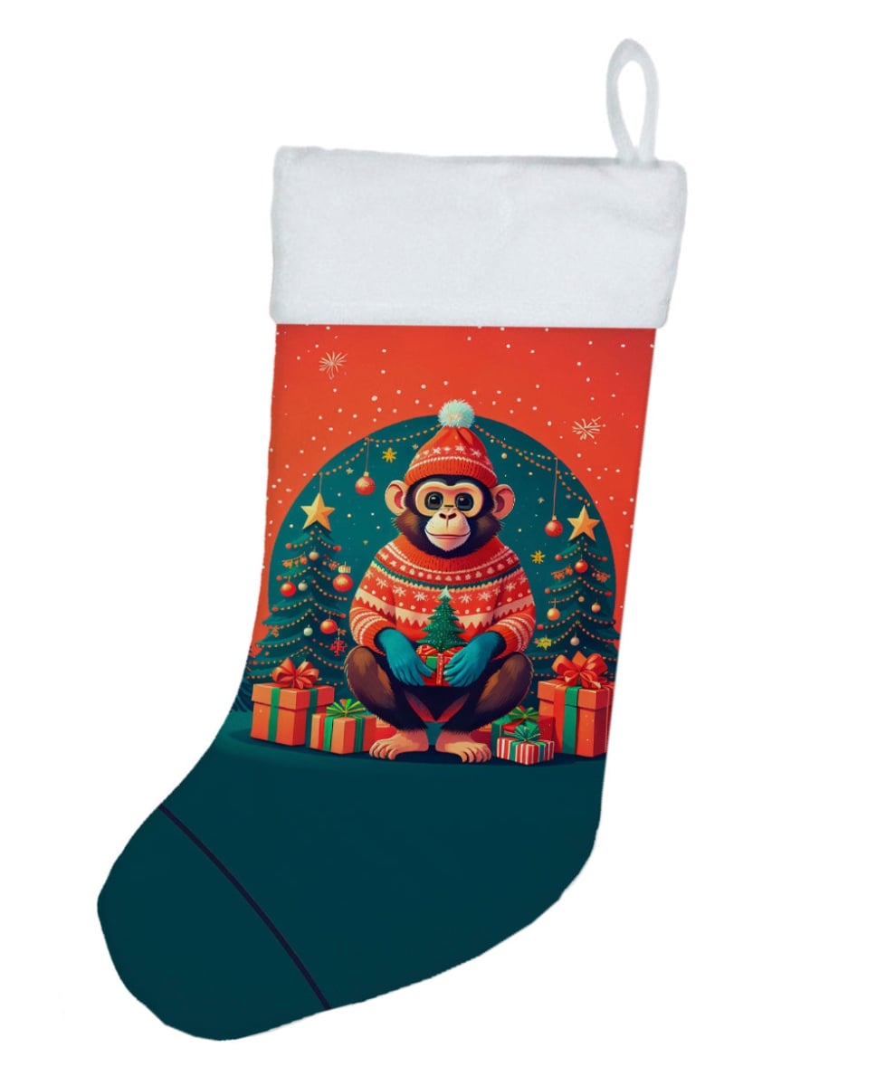 DAC1195CS 18 x 13.5 in. Monkey Christmas Stocking