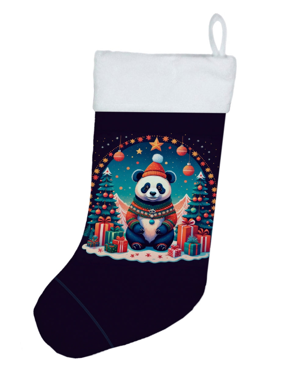 DAC1198CS 18 x 13.5 in. Panda Christmas Stocking