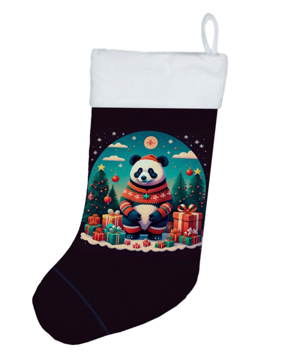 DAC1199CS 18 x 13.5 in. Panda Christmas Stocking