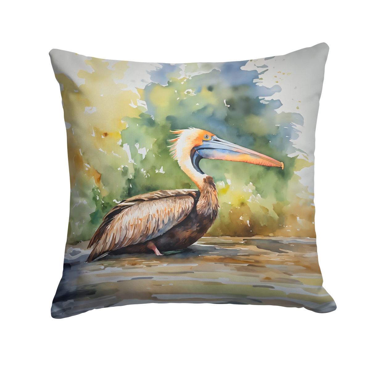 DAC2853PW1818 18 x 18 in. Pelican Throw Pillow