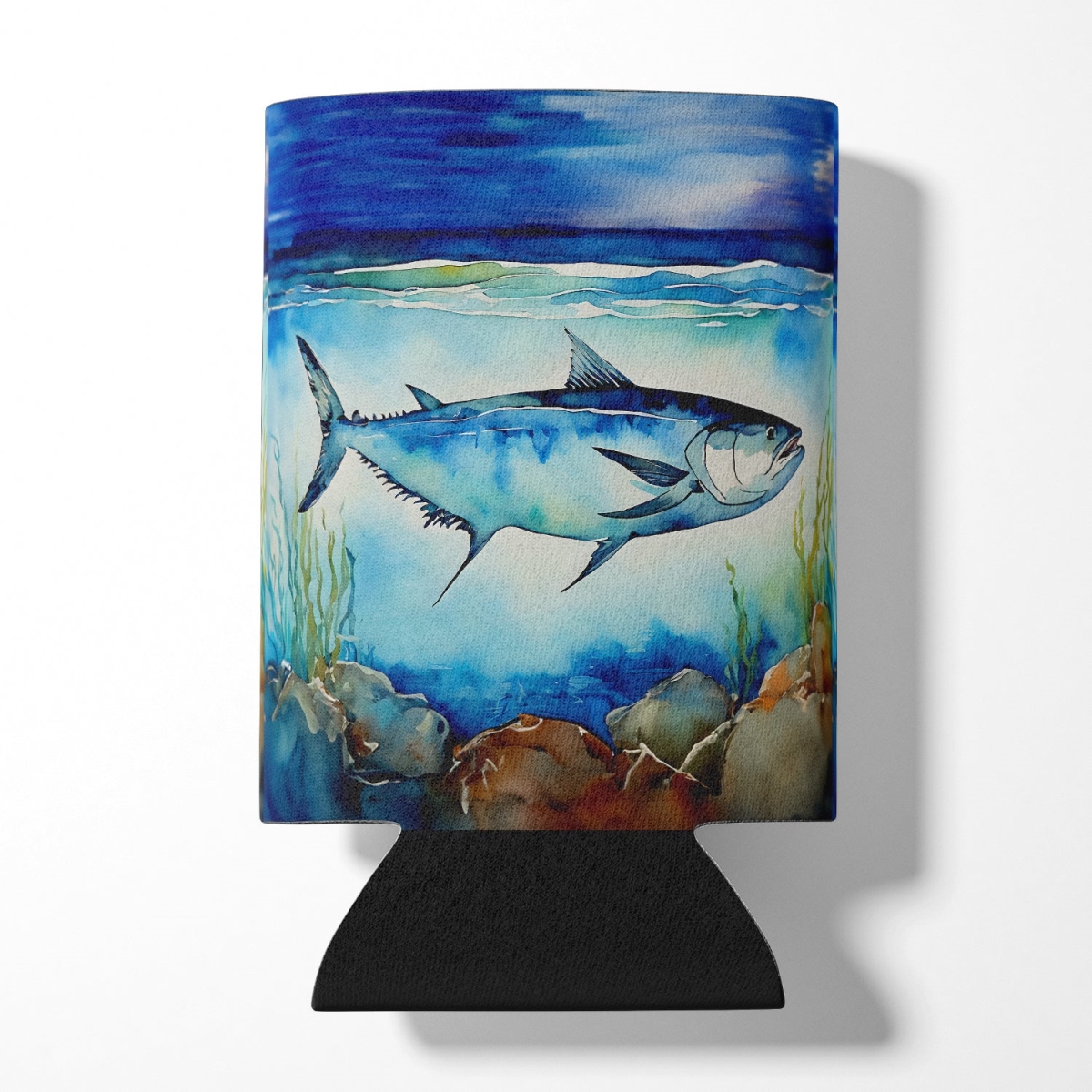 Bluefin Tuna Can/Bottle Hugger - Blue - 5 x 3 in. - Durable Foam