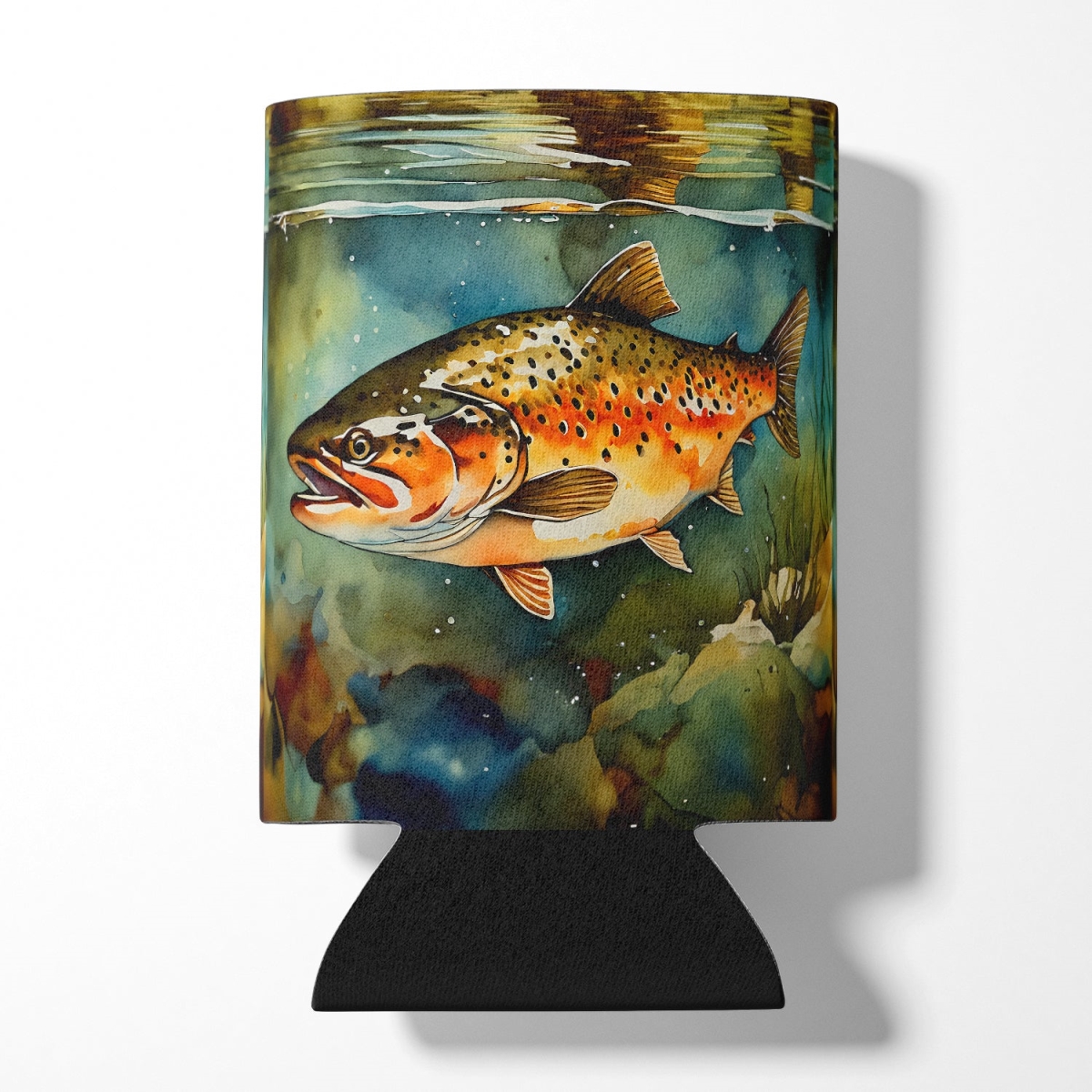 Brown Trout Can Hugger - Multicolor - 5 x 3 in. - Durable Foam