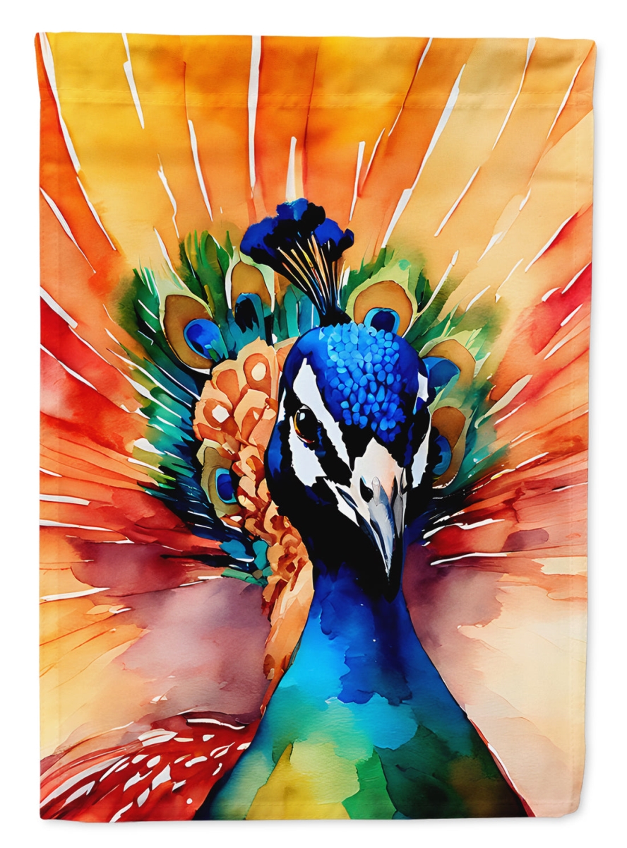 DAC3256GF 15.5 x 11.25 in. Peacock Garden Flag