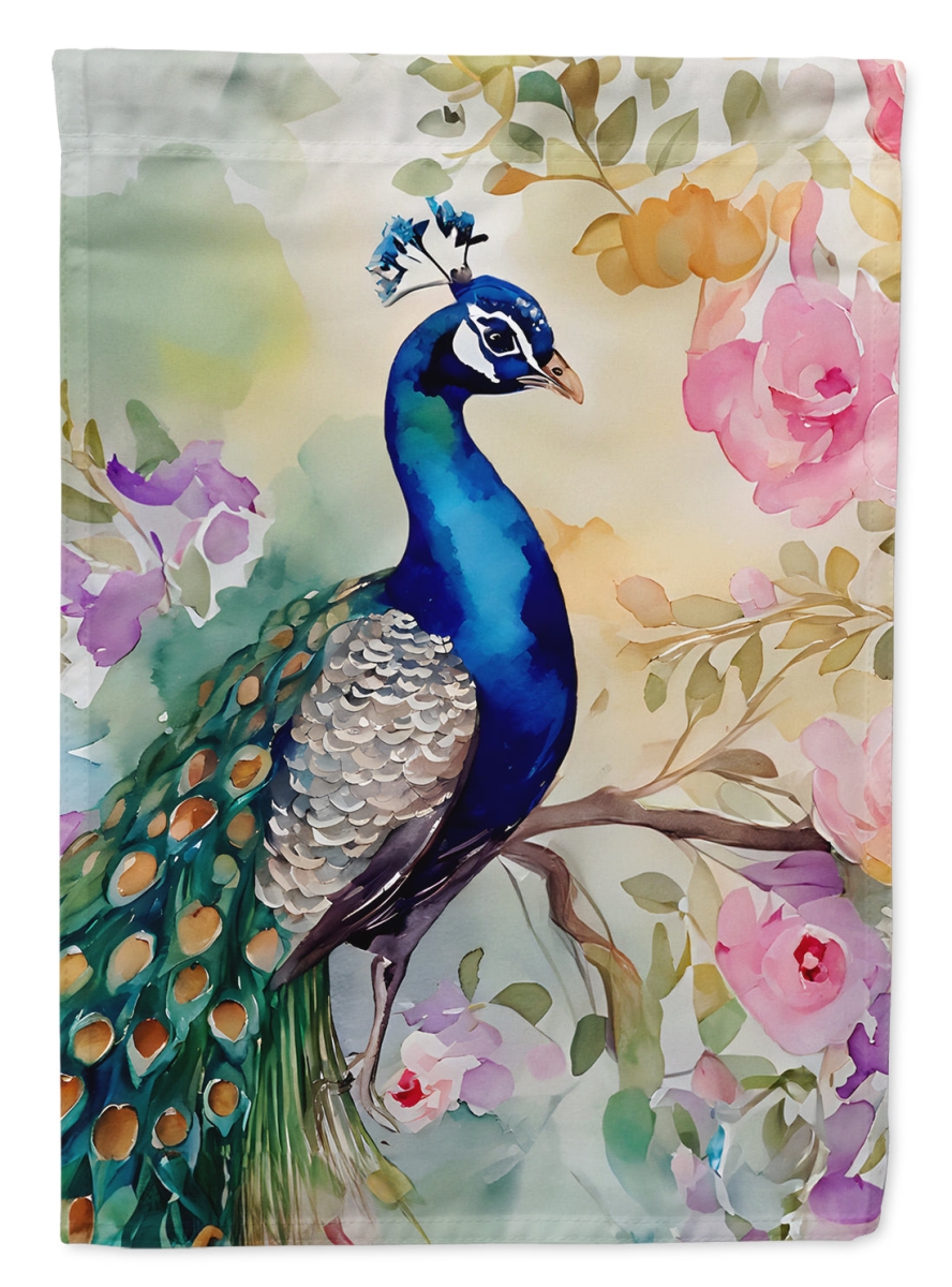 DAC3257GF 15.5 x 11.25 in. Peacock Garden Flag