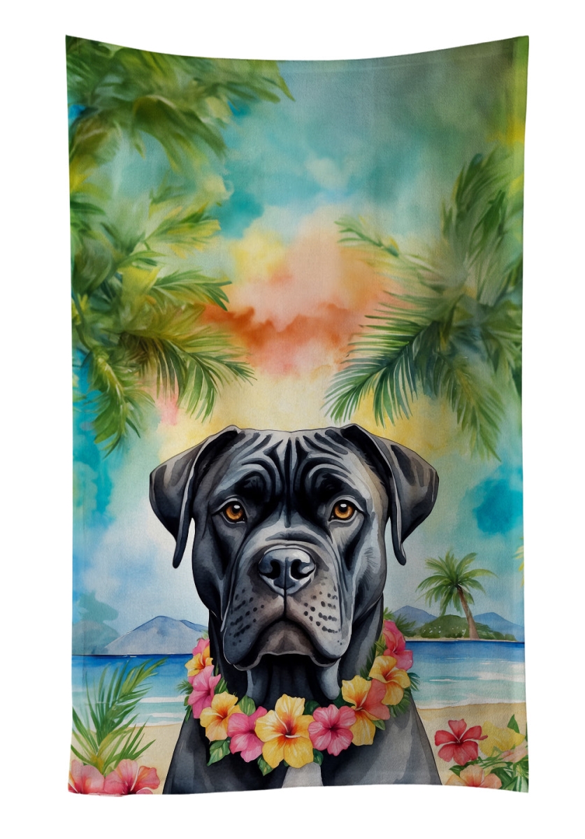 DAC6398KTWL 25 x 15 in. Cane Corso Luau Kitchen Towel