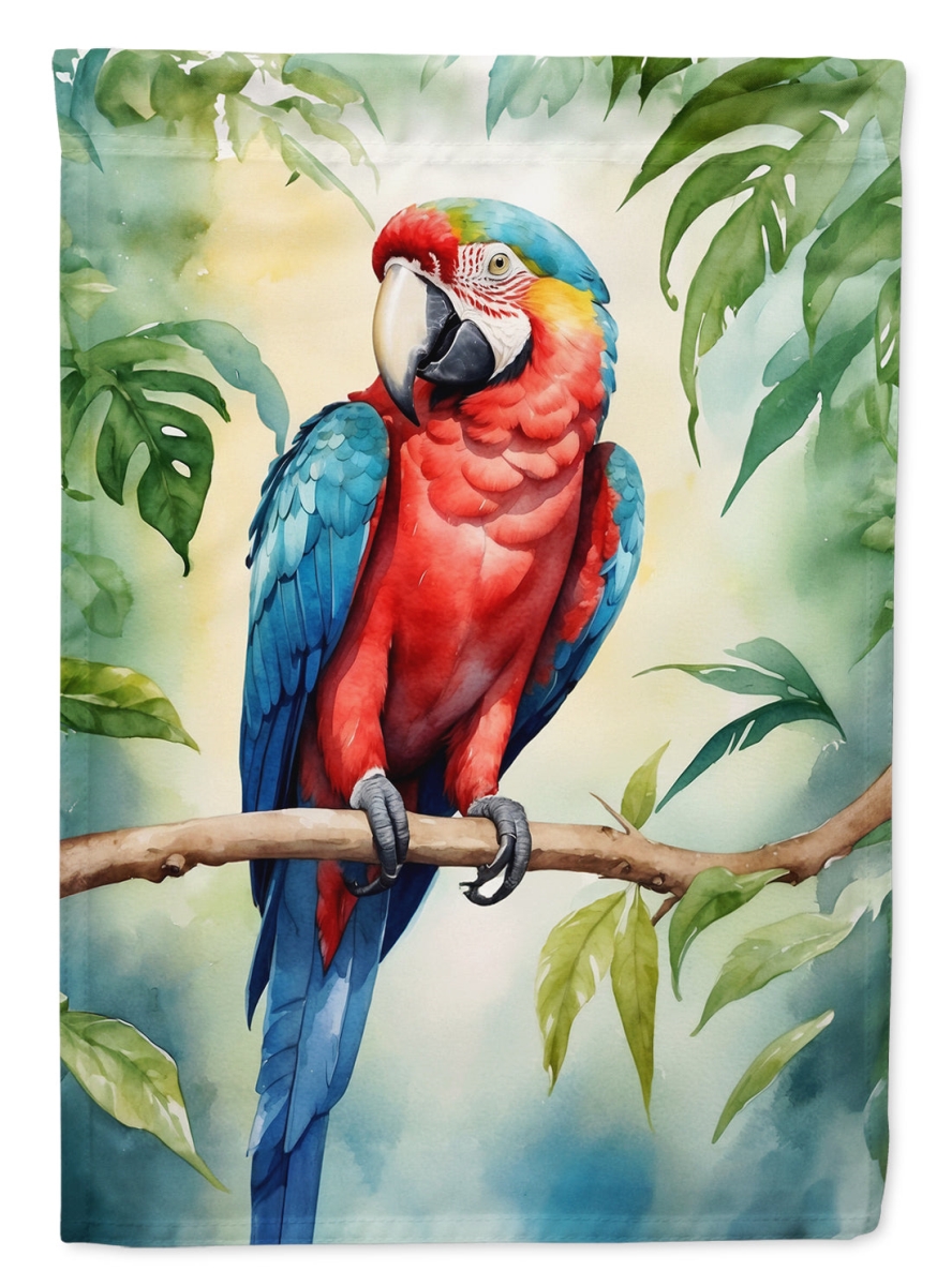 DAC7469GF 15.5 x 11.25 in. Macaw Parrot Garden Flag