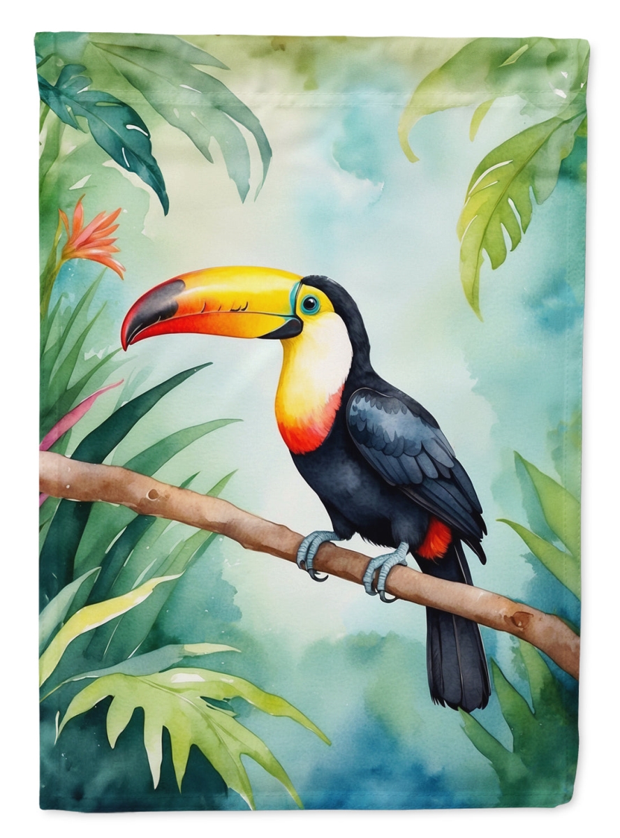 DAC7484GF 15.5 x 11.25 in. Toucan Garden Flag