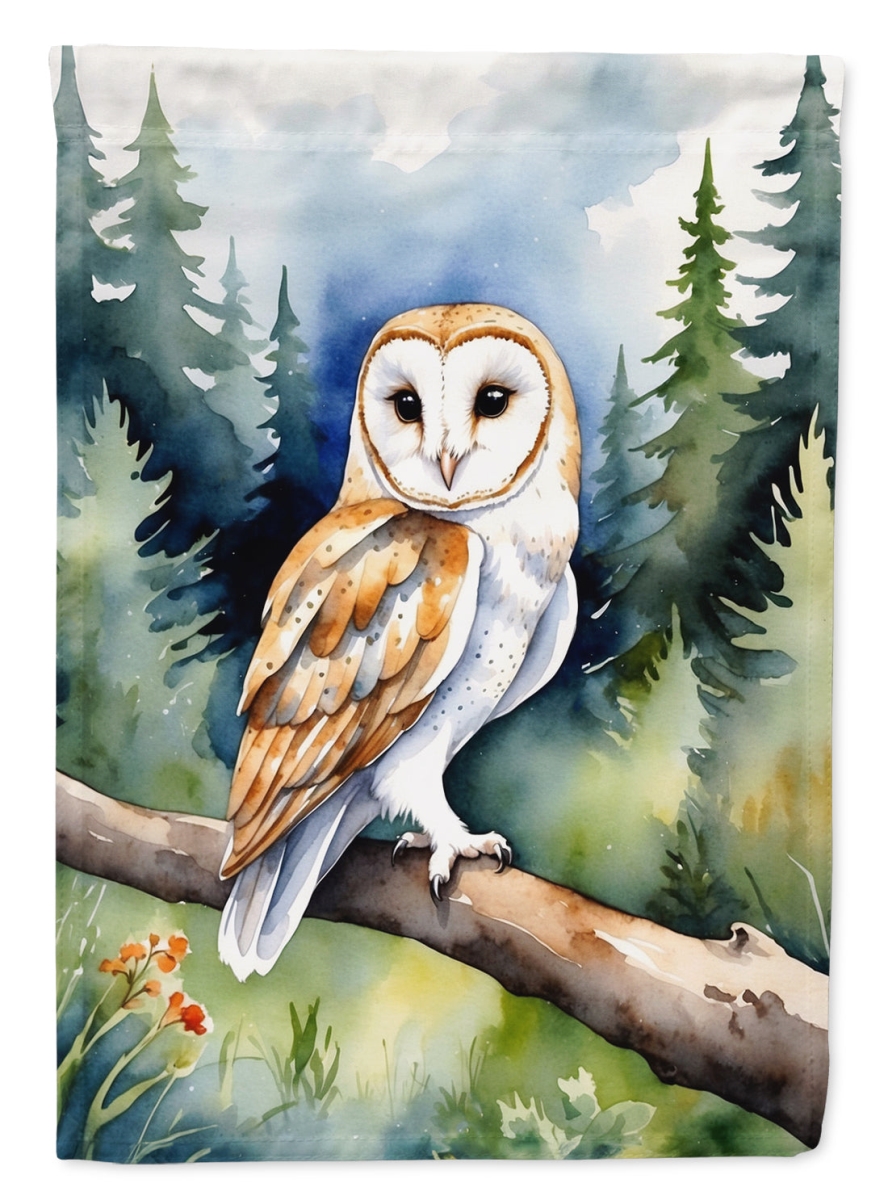 DAC7419CHF 40 x 28 in. Barn Owl House Flag