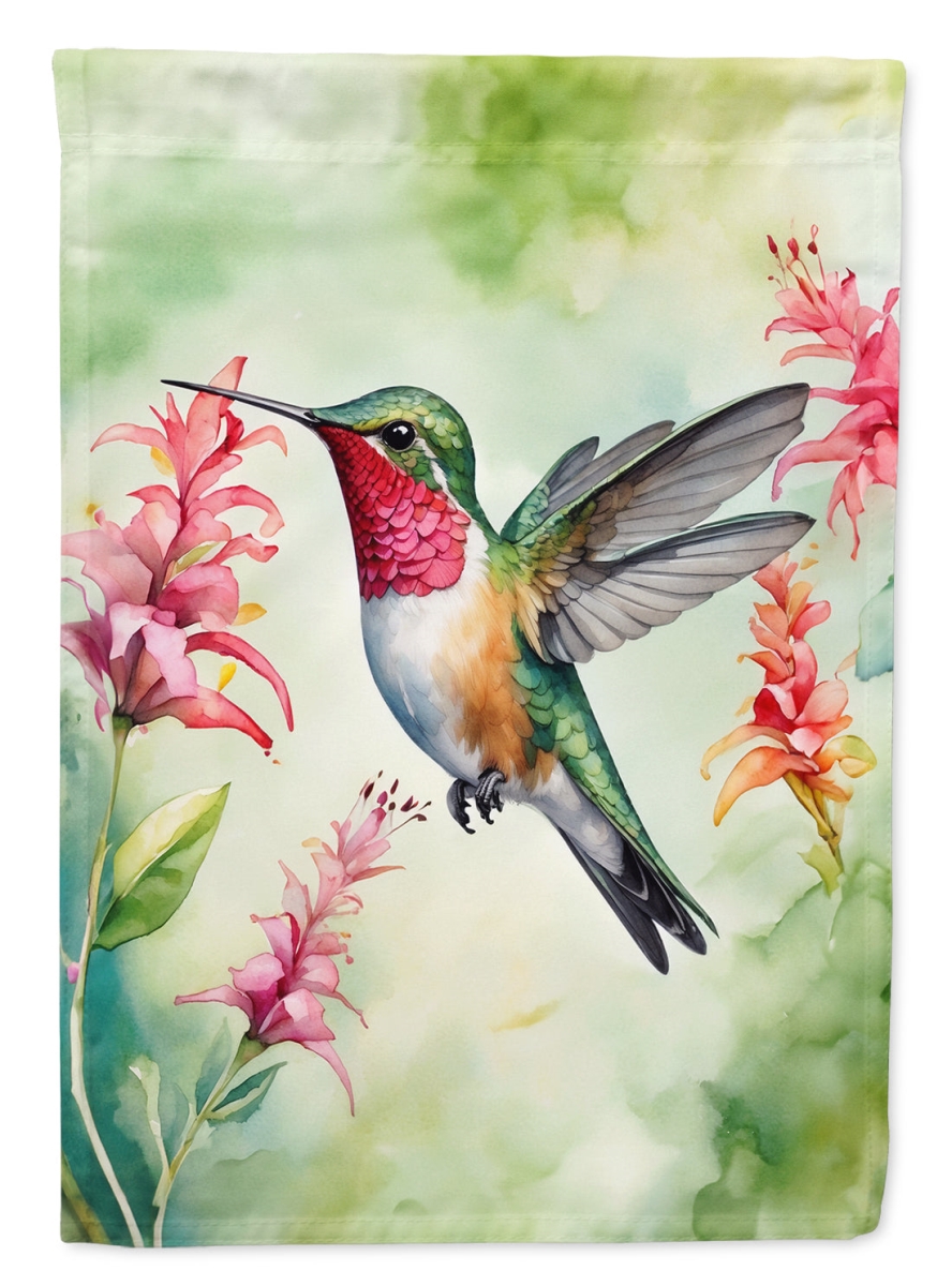 DAC7421CHF 40 x 28 in. Broadtailed Hummingbird House Flag