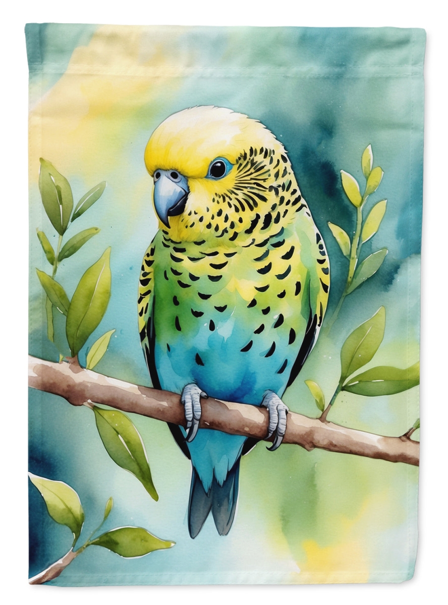Budgerigar House Flag - Multicolor - 40 x 28 in. - Dual-Sided Print