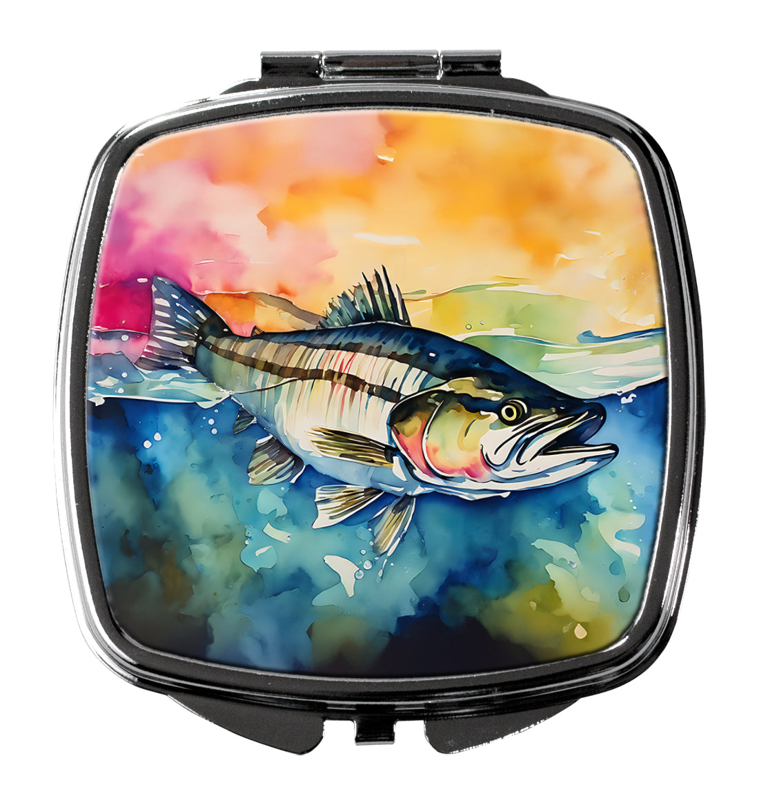 DAC2834SCM 3 x 2.75 in. Striped Bass Compact Mirror