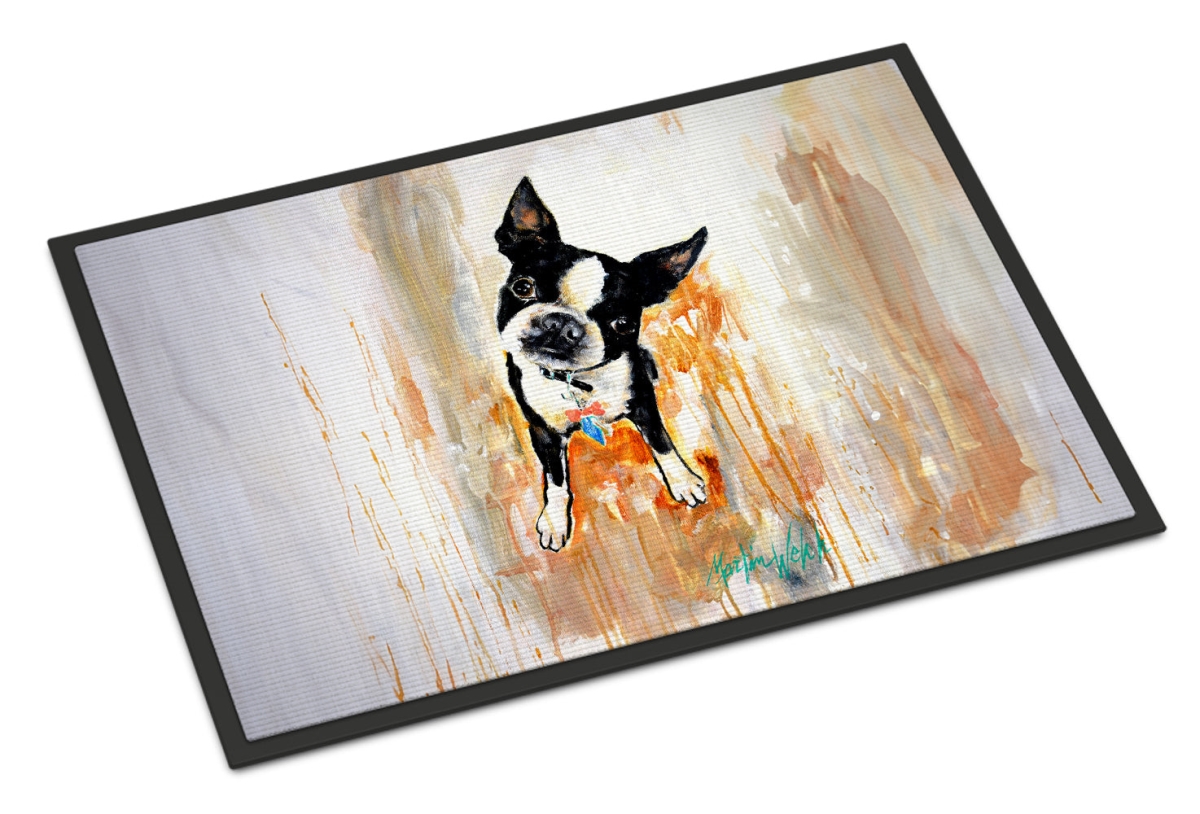 MW2122MAT 18 x 27 in. Boston Terrier Scout Doormat