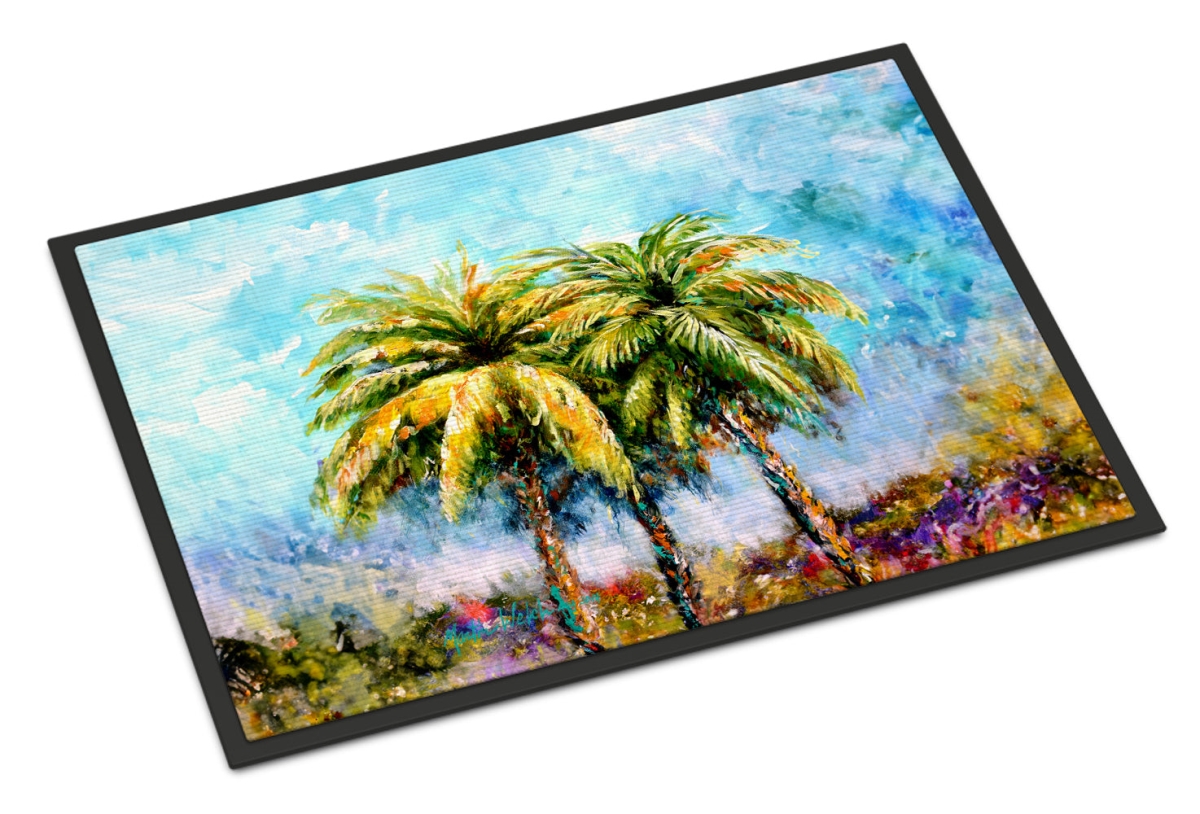 MW2137MAT 18 x 27 in. Summer Breezes Palm Tree Doormat