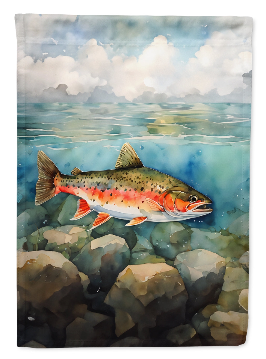 DAC2774GF 15.5 x 11.25 in. Brook Trout Garden Flag