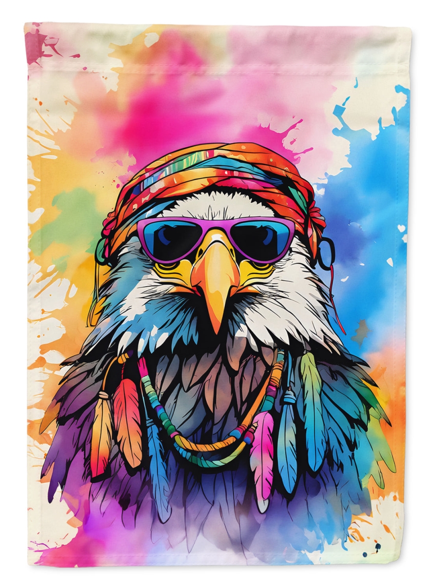 DAC3979CHF 40 x 28 in. Hippie Animal Eagle House Flag