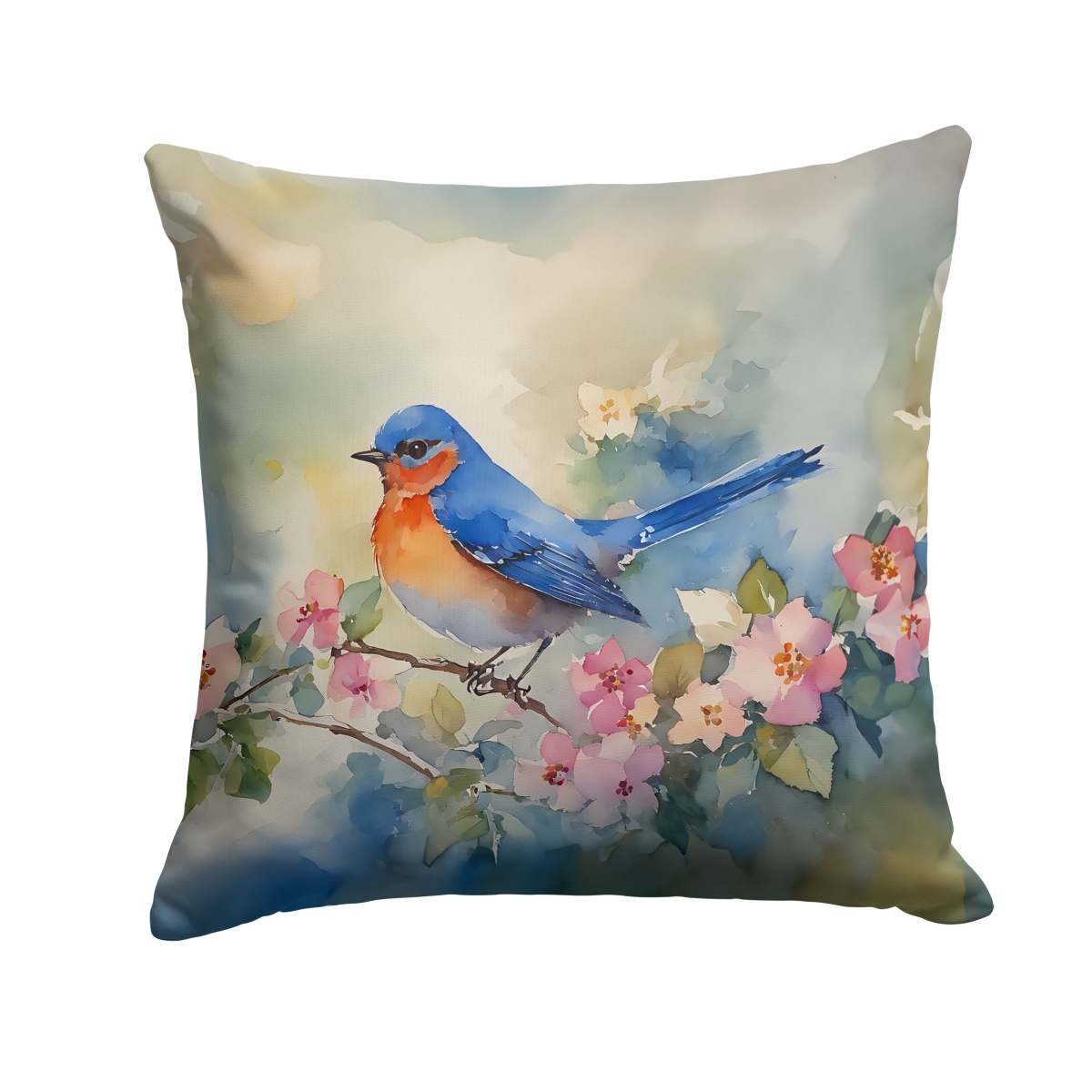 DAC3190PW1818 18 x 18 in. Bluebird Throw Pillow