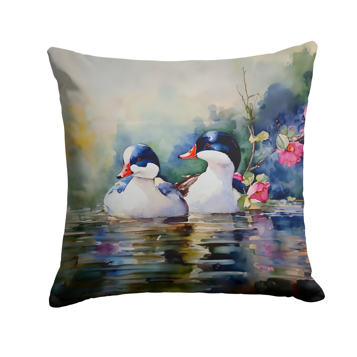 DAC3192PW1818 18 x 18 in. Bufflehead Throw Pillow