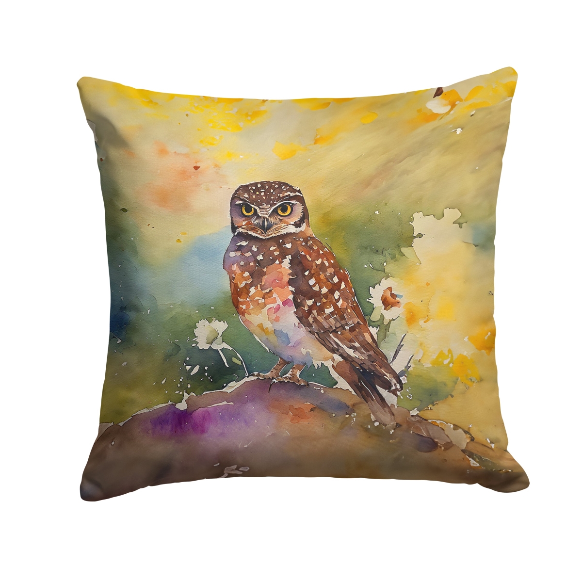 DAC3195PW1818 18 x 18 in. Burrowing Owl Throw Pillow