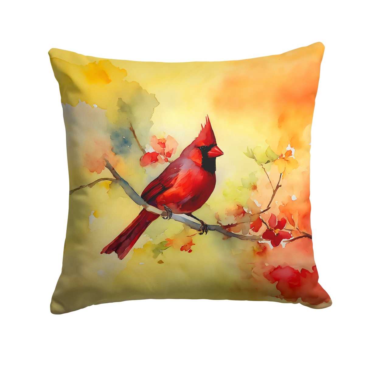 DAC3198PW1818 18 x 18 in. Cardinal Throw Pillow
