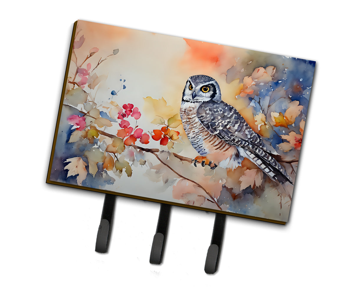 DAC3244TH68 9 x 6 in. Northern Hawk Owl Leash or Key Holder