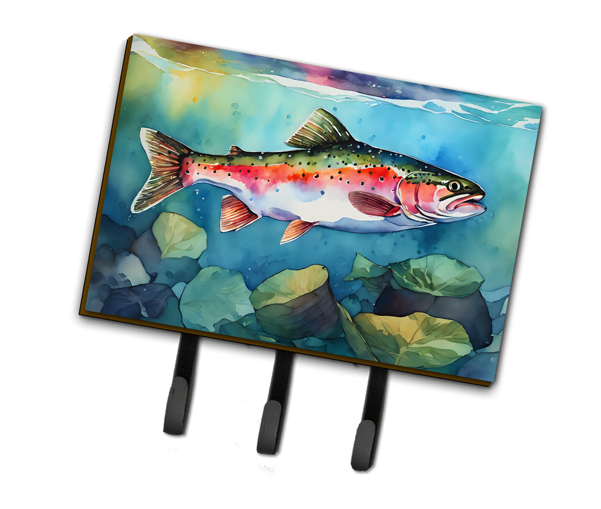 DAC2816TH68 9 x 6 in. Rainbow Trout Leash or Key Holder
