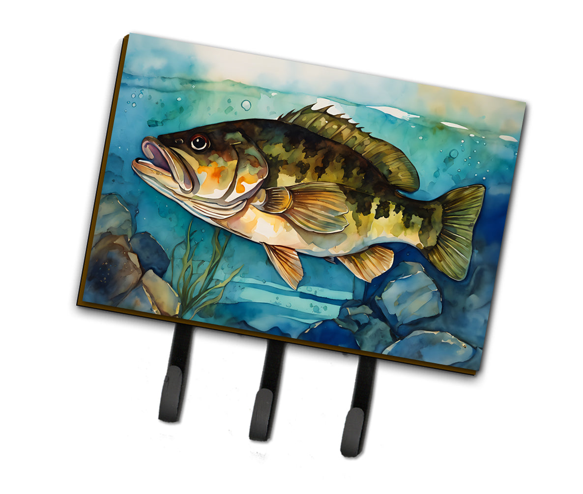 DAC2827TH68 9 x 6 in. Smallmouth Bass Leash or Key Holder