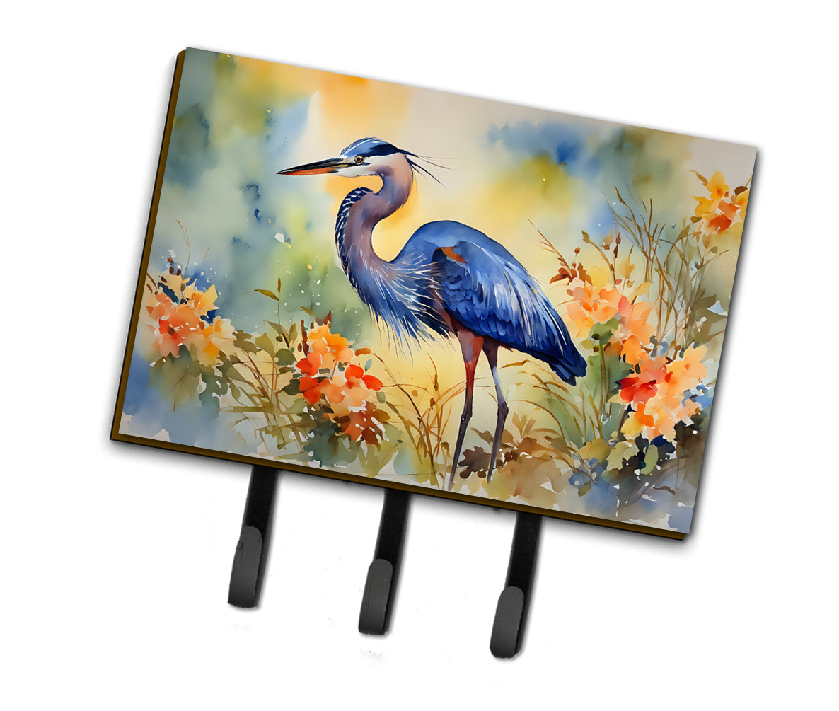 DAC2846TH68 9 x 6 in. Blue Heron Leash or Key Holder