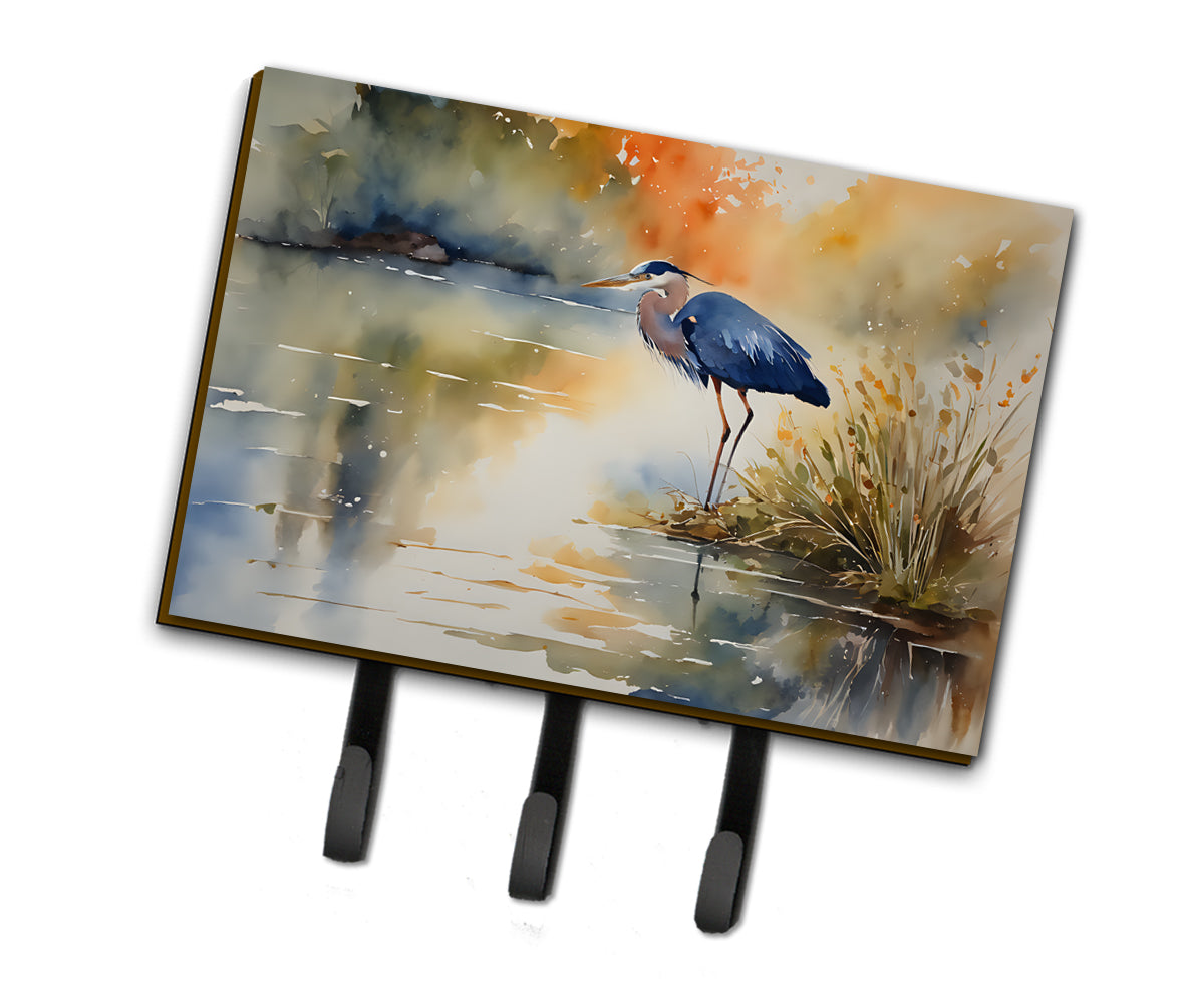 DAC2847TH68 9 x 6 in. Blue Heron Leash or Key Holder
