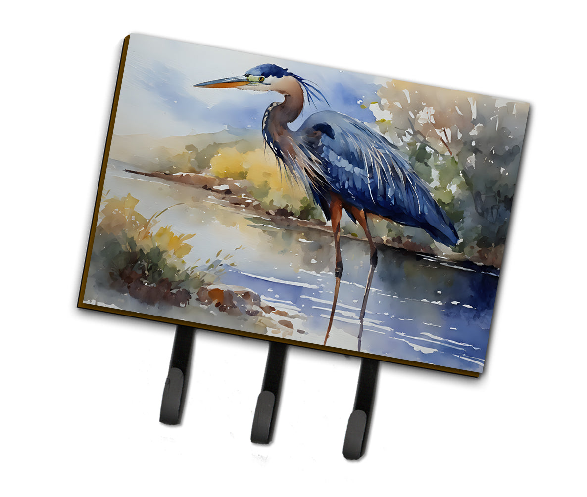 DAC2848TH68 9 x 6 in. Blue Heron Leash or Key Holder