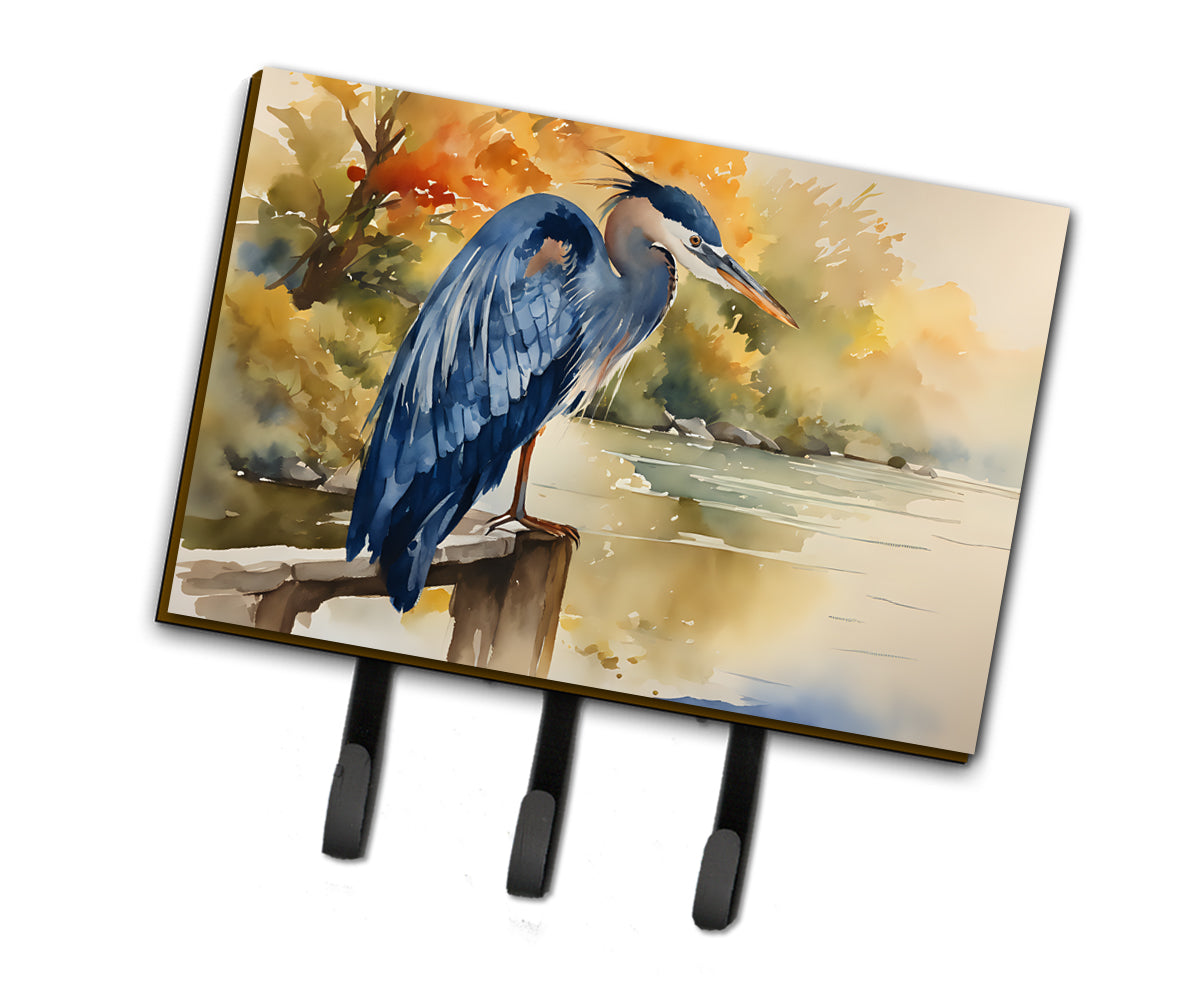 DAC2849TH68 9 x 6 in. Blue Heron Leash or Key Holder