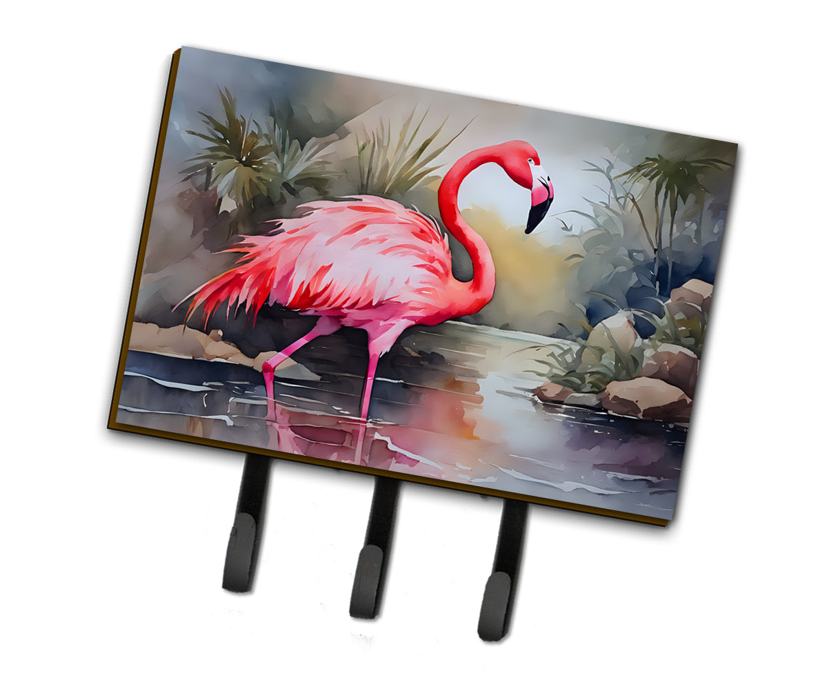 DAC2860TH68 9 x 6 in. Flamingo Leash or Key Holder