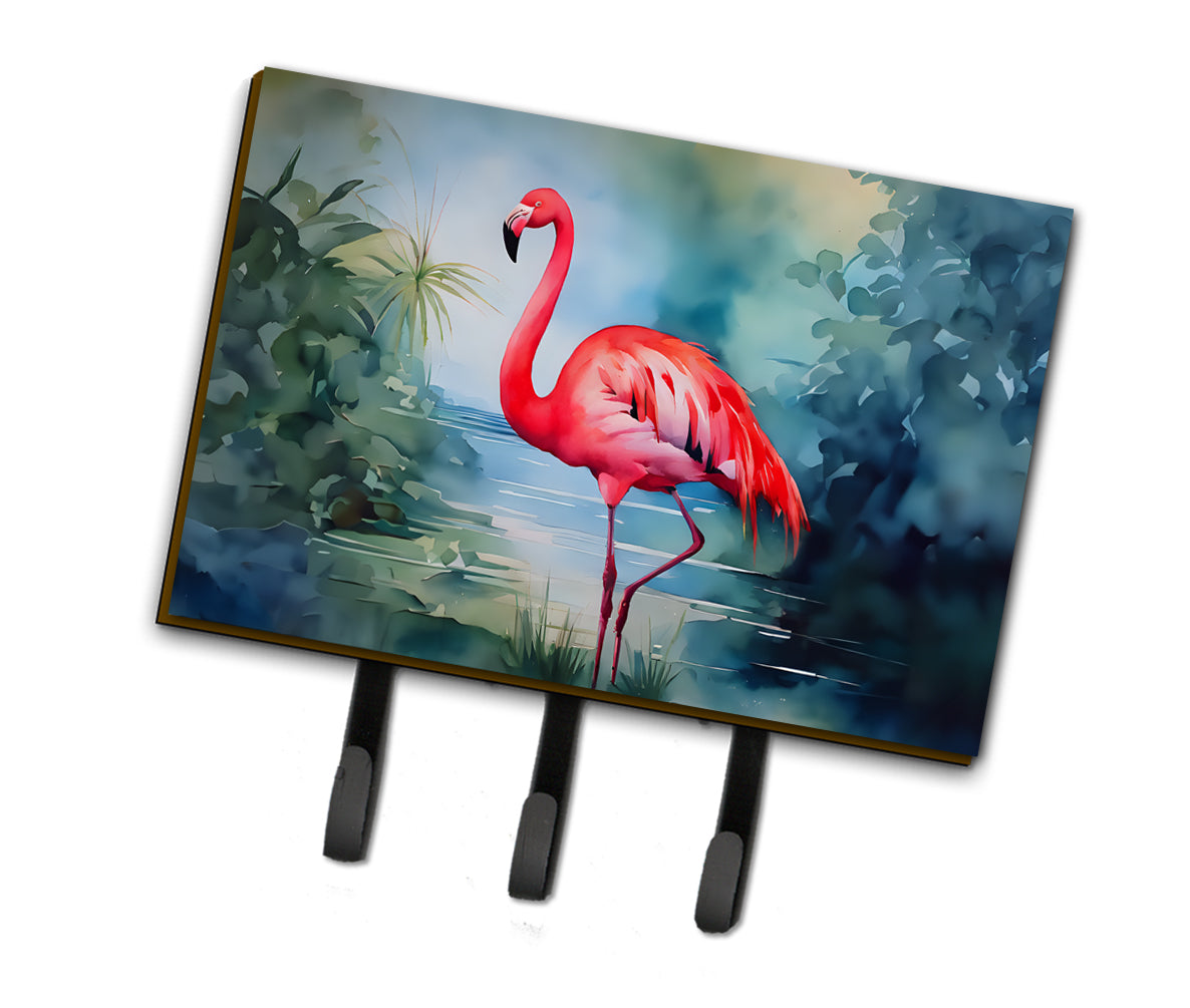 DAC2861TH68 9 x 6 in. Flamingo Leash or Key Holder
