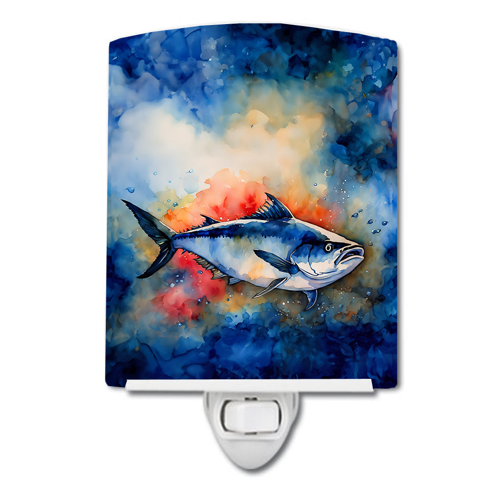 DAC2772CNL 6 x 4 in. Bluefin Tuna Ceramic Night Light
