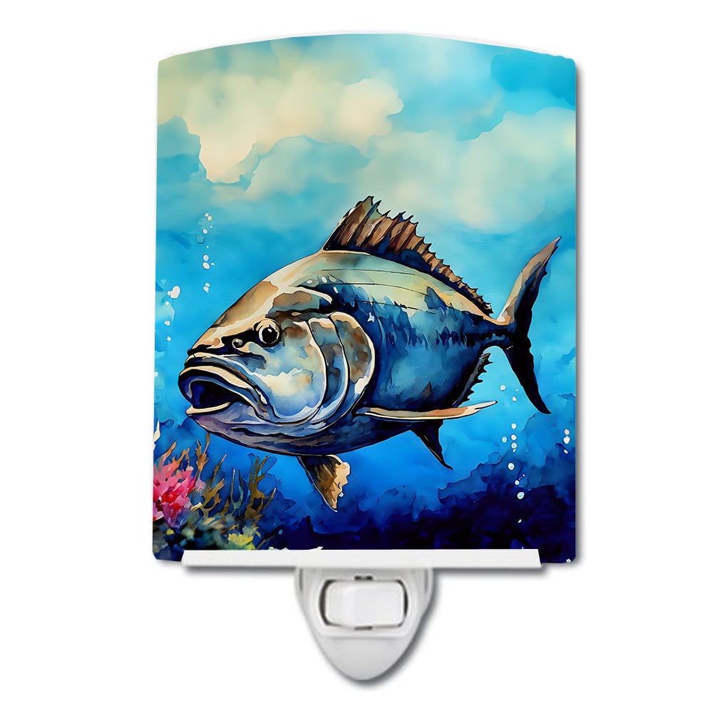 DAC2773CNL 6 x 4 in. Bluefin Tuna Ceramic Night Light