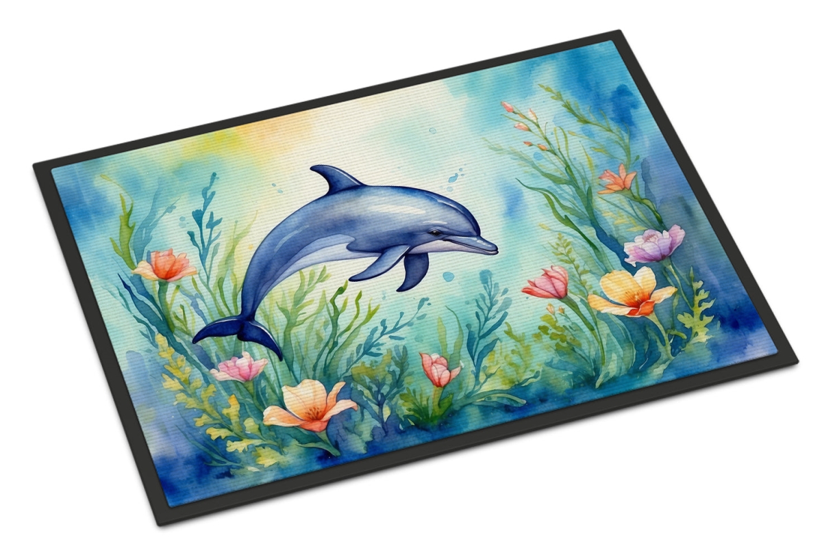 DAC7681MAT 18 x 27 in. Spring Dolphin Doormat