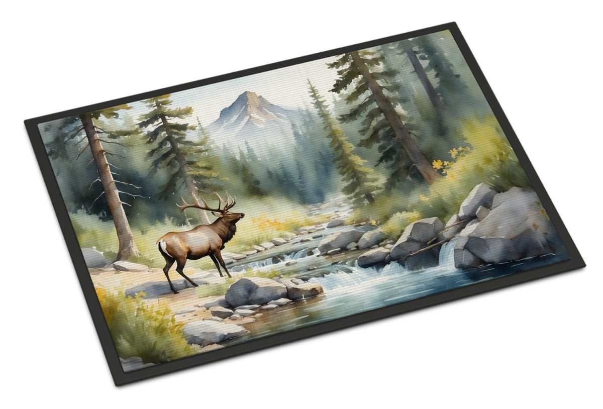 DAC7699MAT 18 x 27 in. Mountain Stream Elk Doormat