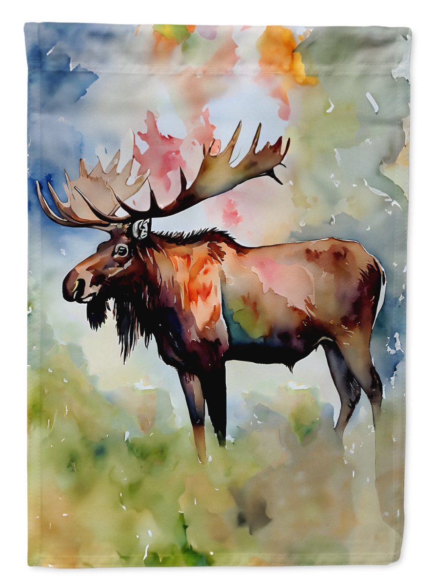 DAC2964GF 15.5 x 11.25 in. Moose Garden Flag