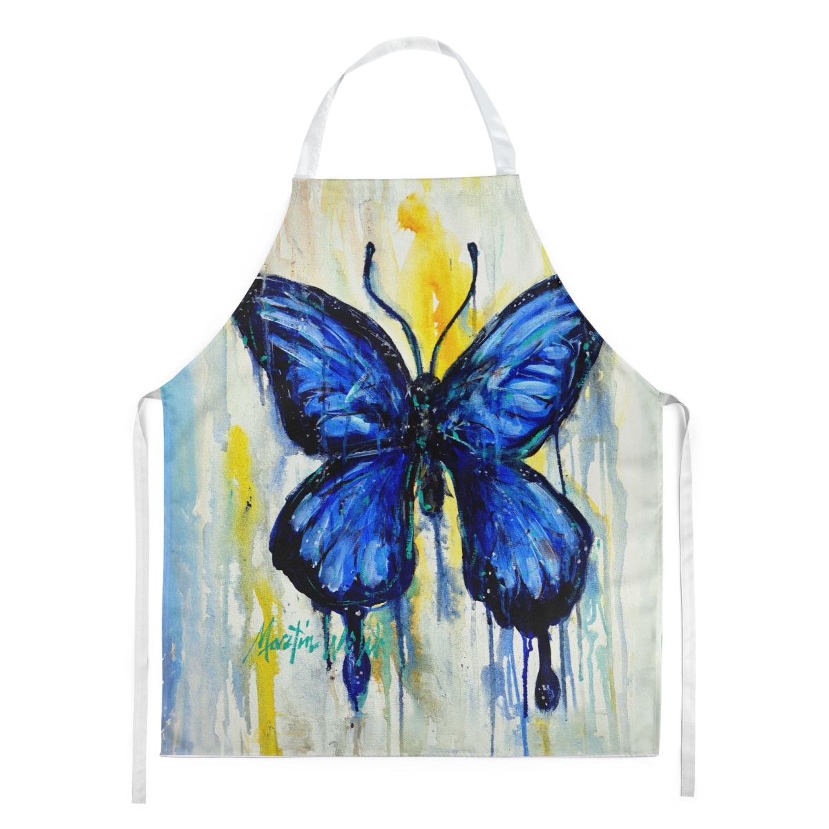 Picture of Carolines Treasures MW2061APRON 30 x 27 in. Flutter Butterfly Apron
