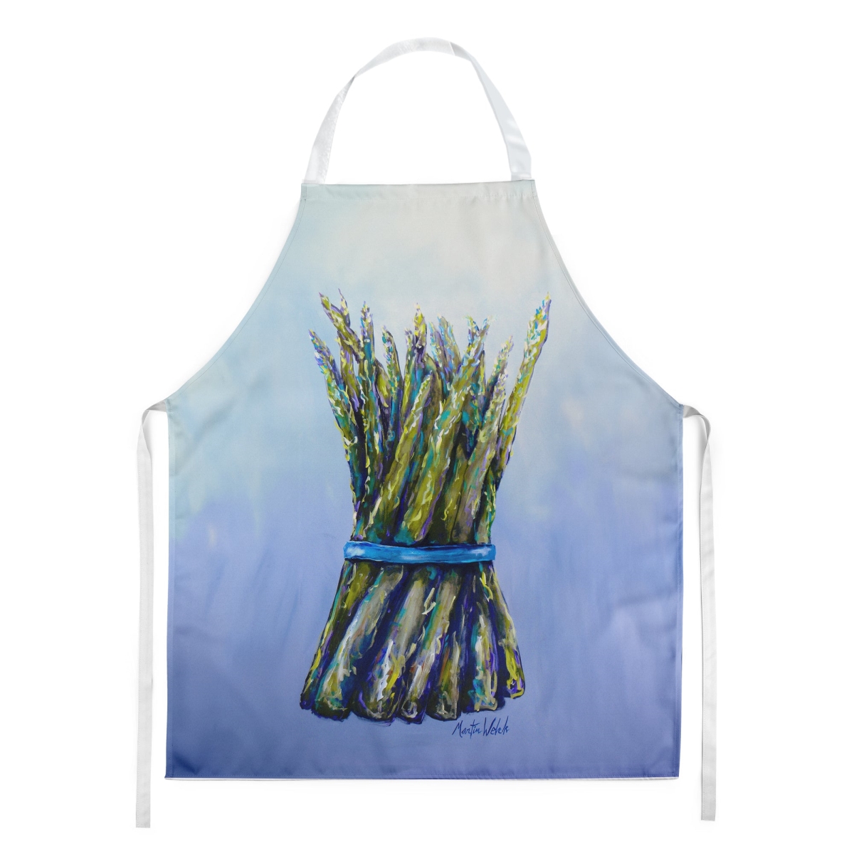 Picture of Carolines Treasures MW2066APRON 30 x 27 in. Fresh Bunch Asparagus Apron