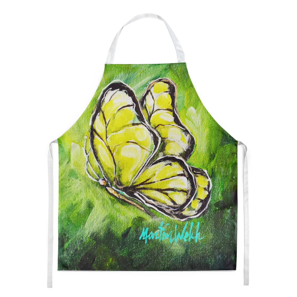 Picture of Carolines Treasures MW2071APRON 30 x 27 in. Glover Fly Sage Butterfly Apron