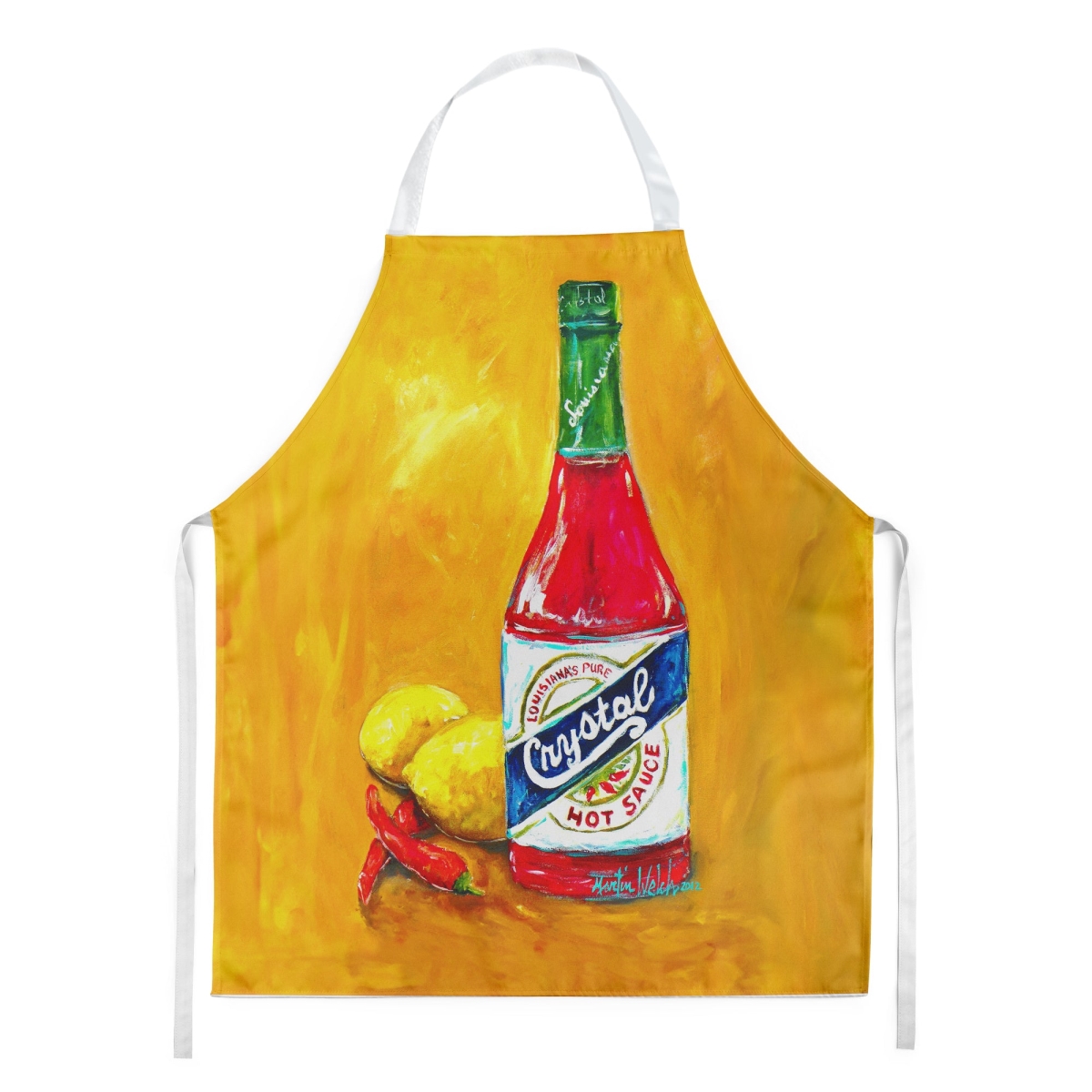 Picture of Carolines Treasures MW2072APRON 30 x 27 in. Got Sauce Hot Sauce Apron