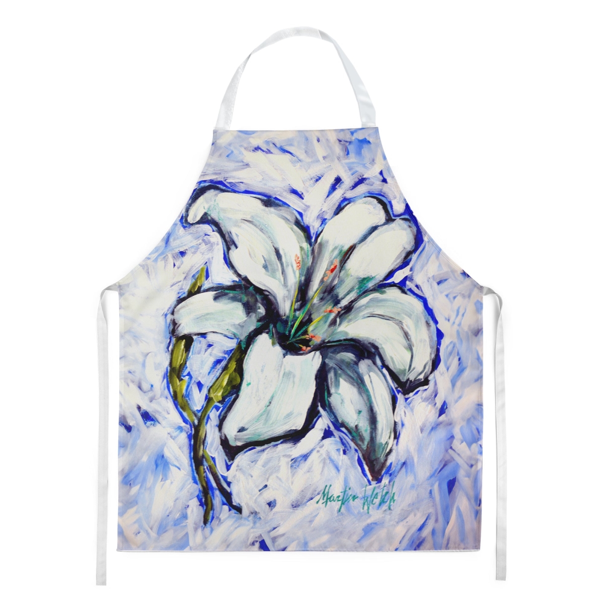 Picture of Carolines Treasures MW2088APRON 30 x 27 in. Lily Kitchen Apron